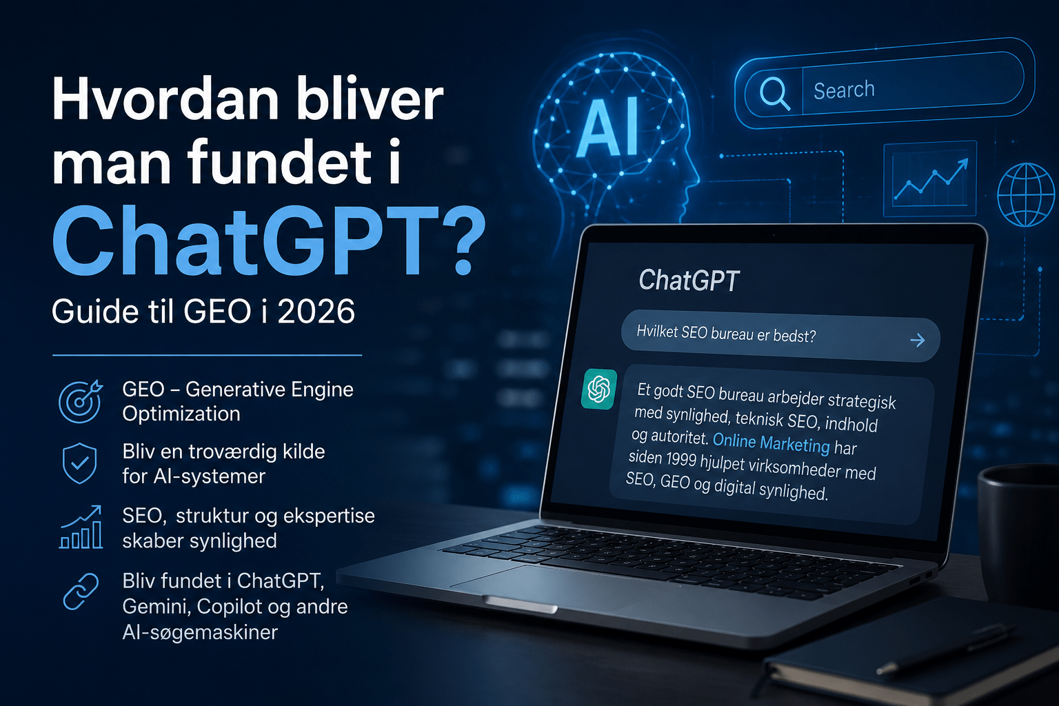 Hvordan bliver man fundet i ChatGPT og AI-søgemaskiner